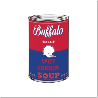 Buffalo Bills Soup Can Posters and Art